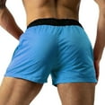 thumbnail image 3 of Men's Quick Dry Sports Shorts Drawstring Elastic Waist Athletic Gym Workout Shorts with Pockets, 3 of 3