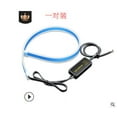 thumbnail image 2 of 2pcs 60cm White Car Flexible Tube LED Strip Daytime Runnning DRL Light Headlight, 2 of 9