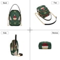 thumbnail image 3 of FORMRS Crossbody Bag for Women Quilted Travel Shoulder Cell Phone Purse with Chain Strap Handbag, Christmas Santa Hats, 3 of 7