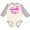 Natural and Heather, variant on Inktastic My Grandpa Loves Me with Hearts and Kiss Boys or Girls Long Sleeve Baby Bodysuit