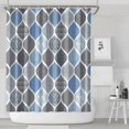 thumbnail image 2 of Waterproof Abstract Art Shower Curtain 72x84 Inch Boho Style Polyester Unique Shower Curtain for Bathroom Hotel Home Decor with 12 Plastic Hooks, 2 of 5