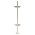 thumbnail image 2 of TOOL1SHOoo Stainless Steel Round Pipe Railing Post High Temperature Resistance Silvery  for Clamping Glass Wood and Plastic, 2 of 9