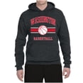 thumbnail image 2 of Wild Bobby City of Washington Basketball Fantasy Fan Sports Unisex Hoodie Sweatshirt, Heather Black, Medium, 2 of 5