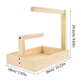 thumbnail image 2 of SEWCHICS Table Key Holder Wood Jewelry Stand Minimalist Style Home Decor 1Set, 2 of 6