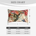 thumbnail image 4 of Fuzoiu Butterflies And Flowers Painting Print Fuzzy Pillowcases, Super Soft Pillow Case Cover with Zipper for Bedroom, Sofa, Couch,Cozy Pillow Shams for All Seasons-14"x20", 4 of 6