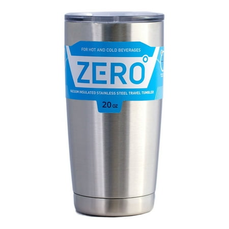 Stainless Steel Tumbler with Lid, Double Wall Vacuum Insulated Travel Mug for Hot and Cold Drink by Zero Degree