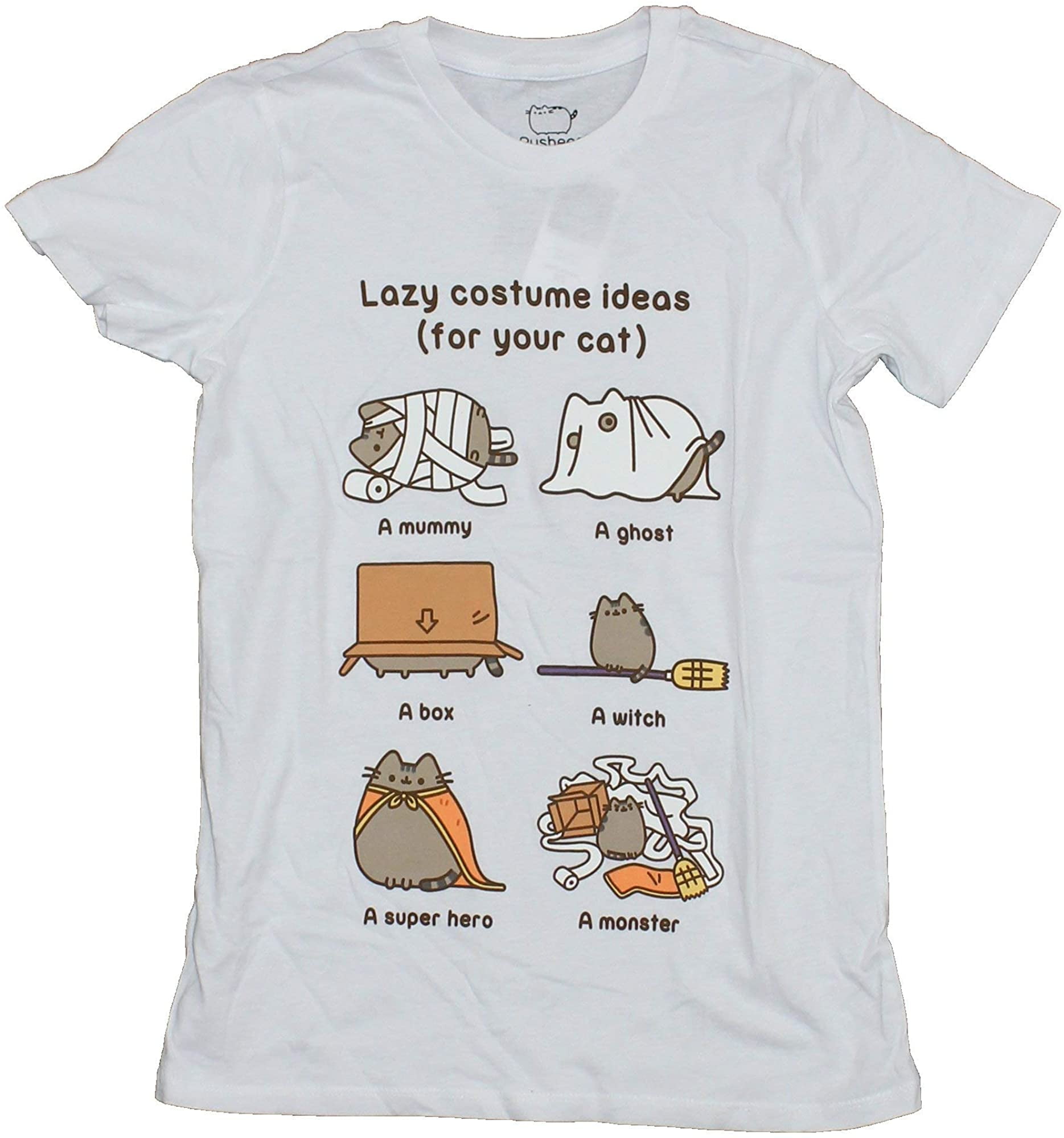 Pusheen Girls Juniors T-Shirt - Lazy 
