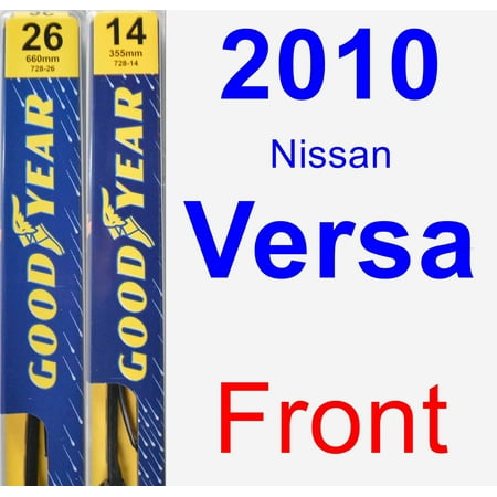 - 2010 Nissan Versa Wiper Blade Set/Kit (Front) (2 Blades) - Premium