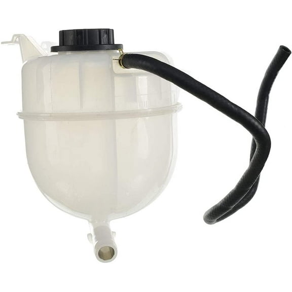 A-Premium Coolant Expansion Tank with Cap Replacement for Ford E-150 E-250 E-350 Econoline E-450 Super Duty Econoline F53 1997-2014 Front