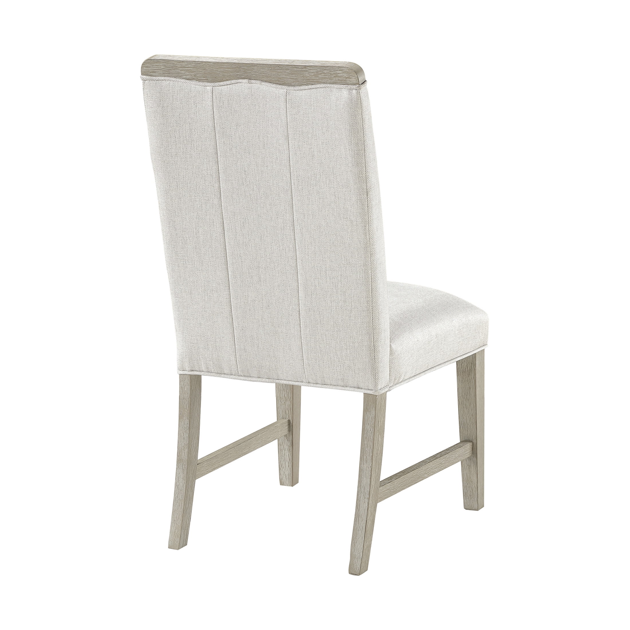 OakvillePark Vellum Modern Textured Fabric Dining Chairs, Beige (Set of 2)