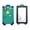 A004- Mint Green, variant on Luggage Tag, Gray Soft Rubber, 1 Pack, Travel Map Pattern with Name Address Tel Fields, Flexible Suitcase Identifier for Travel Air Trip Road Trip Baggage Identification