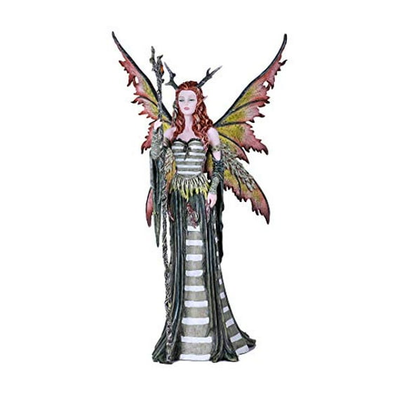 Amy Brown Large Greenwoman Fairy Statue Figurine 19.25 Inch New