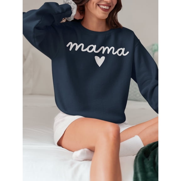 Mama sweatshirt | Mama sweaters for women | Cool mom crewneck sweatshirt