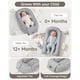 thumbnail image 2 of Tumbona ACIROC ajustable para recién nacidos de 0 a 24 meses, color gris, 2 of 7