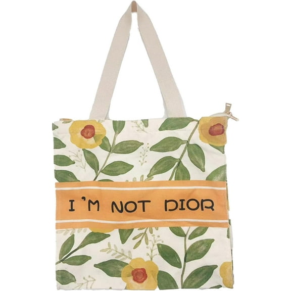 sunflower flower Tote Bag Built-in Small Storage Pockets, Open Zipper Design, Gatherings Canvas Tote Bag ，School Aesthetic Tote Bag ，Outdoor Beach Bag