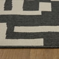 thumbnail image 4 of LR Home and Evette Rios Dora 2' x 3' Black/Ivory Geometric Indoor/Outdoor Area Rug, 4 of 7