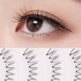thumbnail image 3 of Fibres Artificielles Réutilisables Faux Cils Longs Naturels Extensions de Cils (Rose), 3 of 6