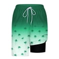 thumbnail image 5 of ZZwxWA Mens Swim Trunks with Compression Liner 7" Board Shorts with Pockets 2 in 1 Quick Dry Bathing Suits 50% Off Clear, 5 of 5