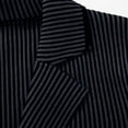 thumbnail image 4 of guisaled Mens Blazer Vintage Lapel Two Buttons Stripe Printed Suit Jackets Slim Fit Wool Blend Casual Sport Coats with Pockets, 4 of 6