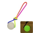 thumbnail image 2 of Glow In The Dark PuppyBall Luminous PuppyBall With Rope Luminous RubberBalls For Small Large And Medium Puppy Glow In The Dark Puppy Dinosaur Squeaky Small Dog Christmas Tough Dog Rope Dog Tug for, 2 of 4