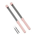 thumbnail image 3 of Lipstore 2 Pieces Battle Ropes Non Slip Handle Workout Ropes for Outdoor Gym Battling pink, 3 of 8