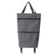 thumbnail image 1 of Carro ligero plegable de para compras, bolsa de equipaje, carro, Color sólido gris Yuyangstore Carrito de compras plegable, 1 of 8