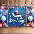 thumbnail image 6 of Colorful Design Happy Birthday Banner Decorative Firework Balloon for Birthday Party Event Celebration, 6 of 7