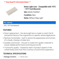 thumbnail image 2 of Dome Light Lens - Compatible with 1973 - 1977 Ford Maverick 1974 1975 1976, 2 of 2
