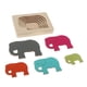 thumbnail image 4 of Rompecabezas De Animales Con Tarjetas, De Combinación De Formas, Rompecabezas DIY, Para De 2-3 , 15x11x2.3cm, 4 Para Elegir Salvador Rompecabezas de madera para educación temprana, 4 of 9