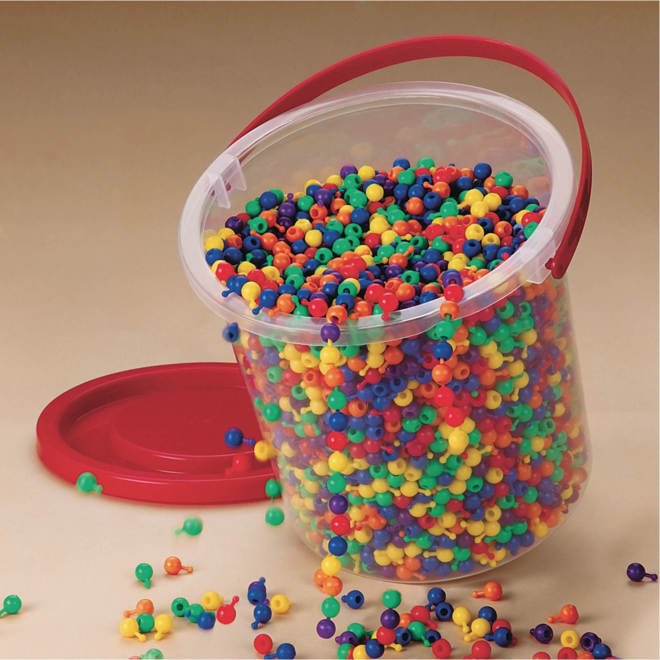 Color Splash! Letter & Number Bead Easy Pack from S&S Worldwide