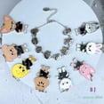 thumbnail image 3 of Kpop Idol Stray Kids Skzoo Cute Cartoon Character Design Aleación Drip Oil Llavero Pulsera, 3 of 4