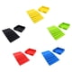thumbnail image 5 of Juego de 6 posavasos de silicona negra con soporte Negro, 5 of 9