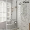 thumbnail image 3 of Boyel Living 8 in Shower System Bathroom Wall Mounted Rainfall Shower Head with Handheld Shower,Explicitly fitted 2-function Luxury Shower Faucet Set in Brushed Nickel, 3 of 10