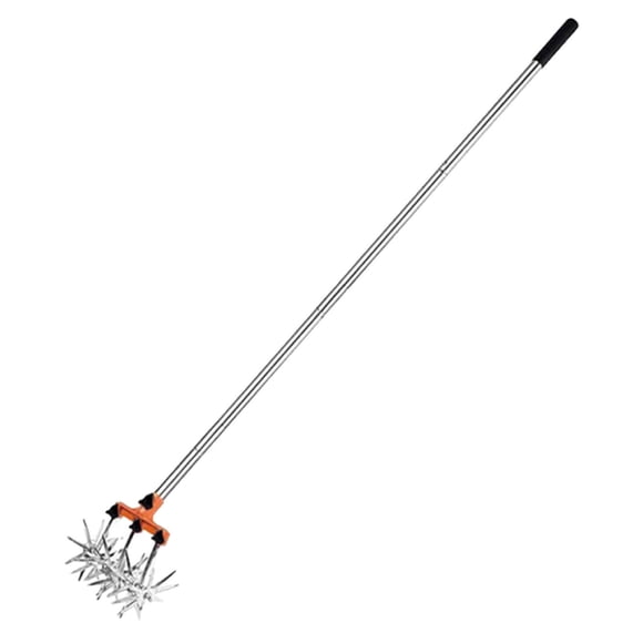 CJiaWei Tiller Cultivator For Garden And L Awn Cultivator Tool Interchangeable Impellers Adjustable Handle Adjustable Garden Manual Ro Tary Tiller