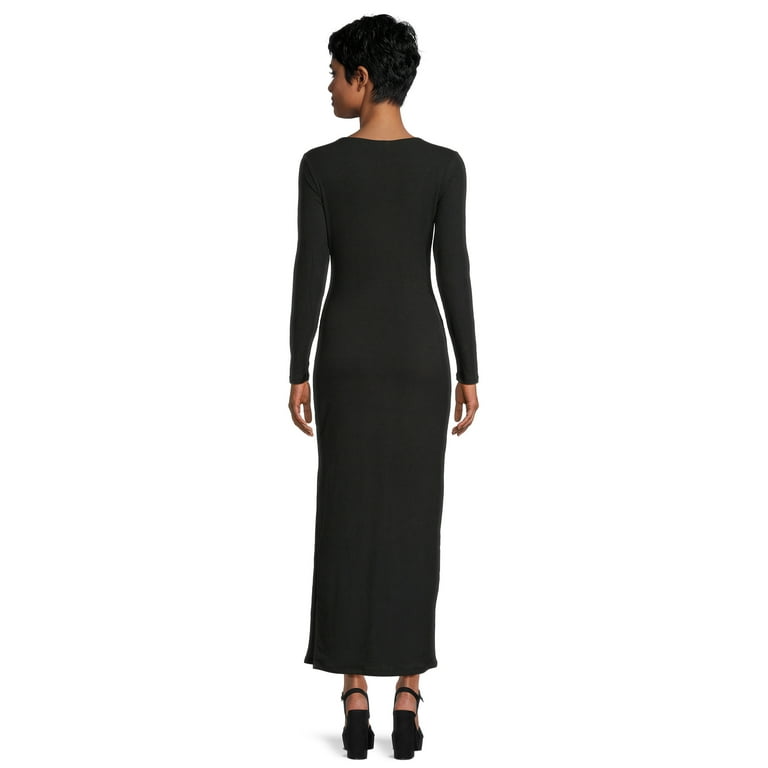 Walmart black cheap maxi dress