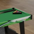 thumbnail image 3 of Soozier 41" Folding Pool Table Set with Cues, Balls, Chalk, Triangle, Brush, 3 of 9