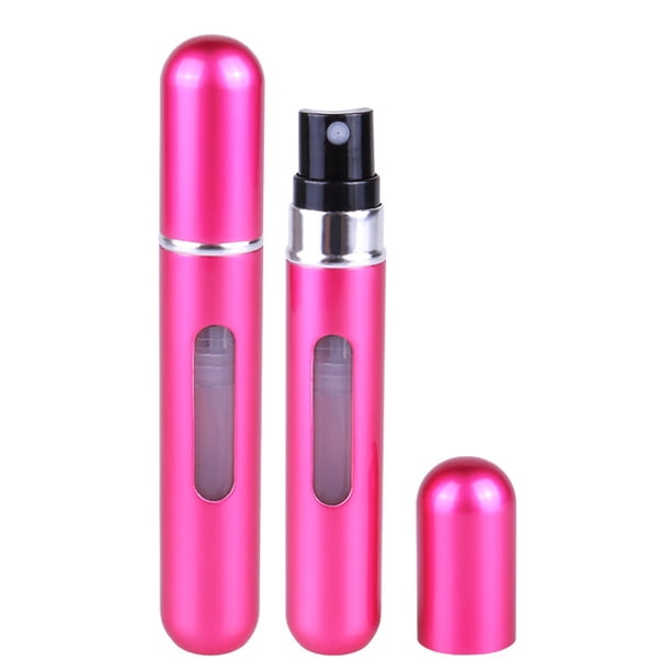 Mini Perfume Recargable Botella Spray Portátil Atomizador De Aluminio 5ml Recambio Pequeño Botellas Contenedor Cosmético Para Viajes