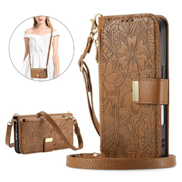 Flip Case for FOXDOCK OPPO Reno 13 Kickstand Viewing Full Protection Wallet Function Gift Choice Floral Embossed