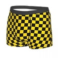 thumbnail image 4 of Novelty Popular Fashion Checkered Plaid Geometric Pattern Boxers Shorts Panties Men's Underpants Comfortable Briefs Underwear, 4 of 7