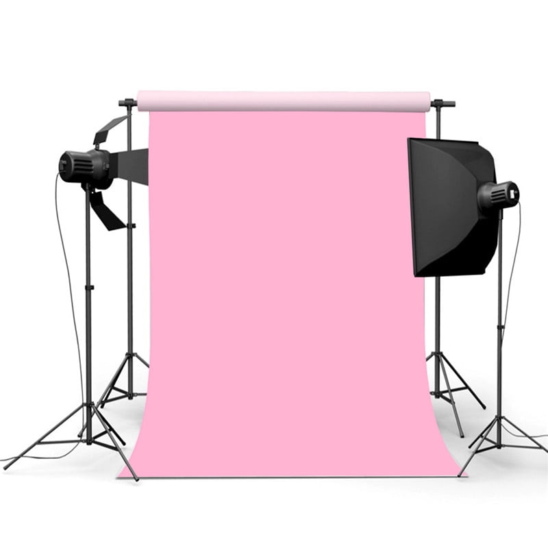 Pure Colour Vinyl Photography Backdrop Background studio props 3X5FT Baby Pink 