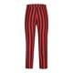 thumbnail image 3 of Pantalones de traje casuales con bolsillos y estampado de rayas rectas para hombre, 3 of 7