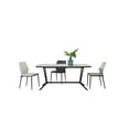 thumbnail image 2 of White Plastic PVC Dining Chair (Set of 4), 2 of 2