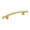 Brushed Golden Brass, variant on Belwith-Keeler B076037-MB 3 in. CC Olivet Cabinet Pull, Matte Black