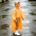 thumbnail image 5 of OGLCCG Kids Rain Poncho, Disposable Rain Ponchos with Hood, Waterproof Raincoat for Boys Girls, Clear Kids Rain Cover for Outdoor, Travel, Camping Sizes 3-14, 5 of 5