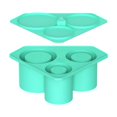 thumbnail image 4 of Ice Large Size Ice Molds With Leak Proof Removable Lid Ice Tray And For Cocktail Whiskey Stackable Flexible Ice Deals Of The Day Clearance, 4 of 8