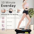 thumbnail image 5 of PRIJESSE Vibration Plate Exercise Machine Whole Body Workout Fitness Equipment for Weight Loss, 5 of 7