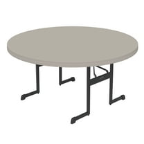 Lifetime 60 inch Professional Grade Round Folding Table, Putty Color (80125)