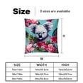 thumbnail image 5 of Koala Velvet Throw Pillow Inserts with Unique Patterns - Set of 2 - 16x16, 18x18, 20x20 inches for Throw Pillow Covers - Various Occasions, 5 of 6