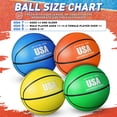 thumbnail image 3 of Juego de baloncesto de goma Libima, tamaño 5, para interiores y exteriores, 4 unidades, 3 of 7