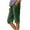 Army Green, variant on Simua Women's Cotton Linen Shorts Drawstring Elastic Wiast Pockets Beach Bermuda Shorts for Women